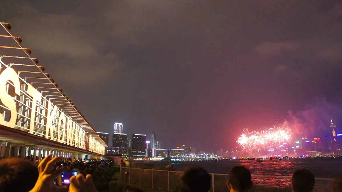 國慶煙花10月1日晚8時：維港的價錢，由0到14,520元